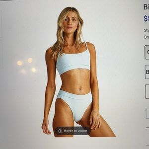 Bralette style bathing suit